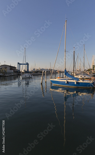 channel port in Rimini  Italy