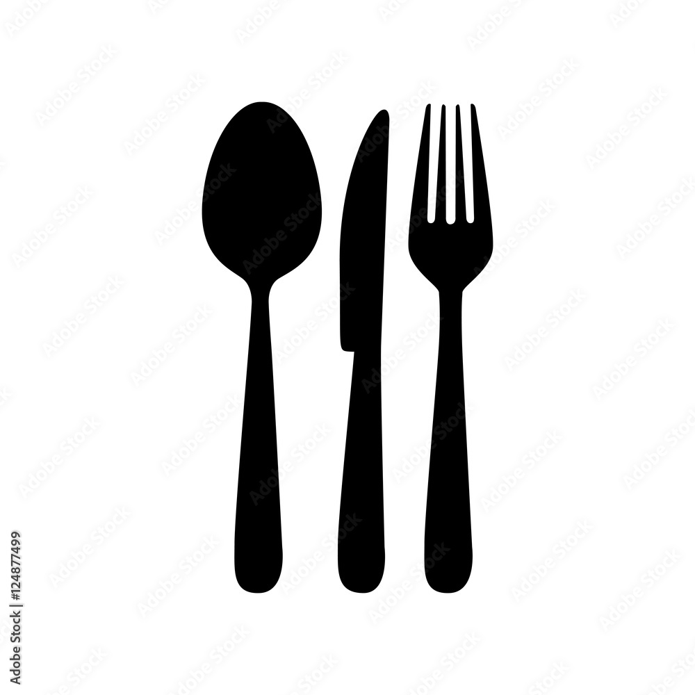 cutlery icon image simple vector illustration design cutlery icon image simple vector illustration design