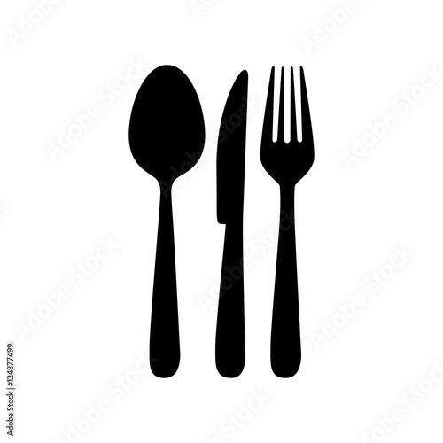 cutlery icon image simple vector illustration design 