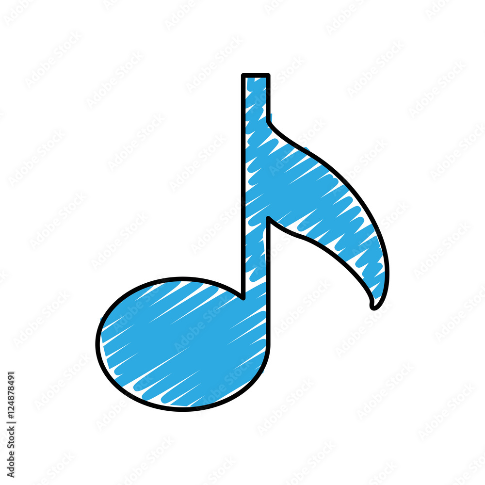 music note icon image vector illustration design music note icon image vector illustration design