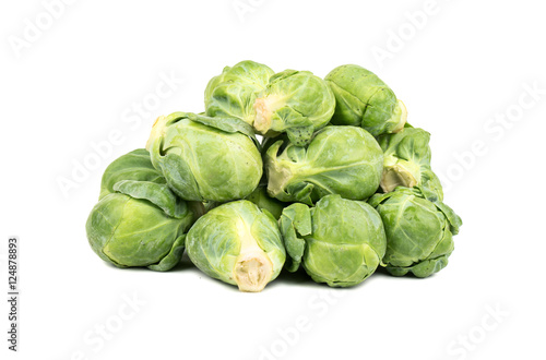 Heap of brussels sprouts