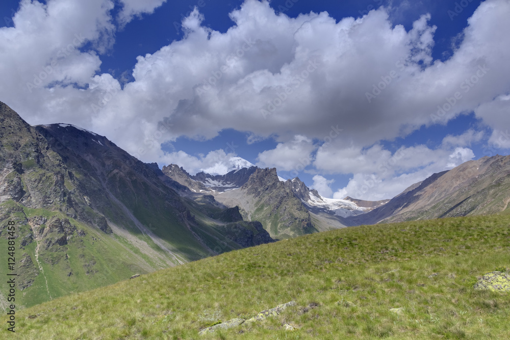 mountains in caucasus in russia