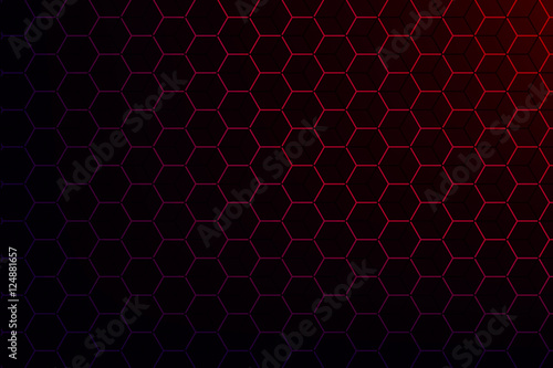 Background with hexagon texture