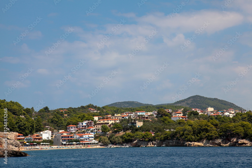 The sttlement to the Aegean Seaa,Greece