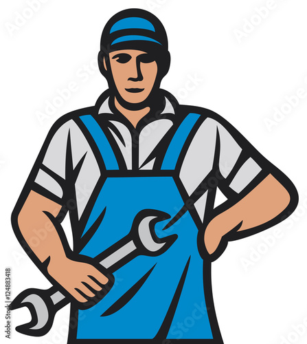 auto mechanics - professional worker (car service man)