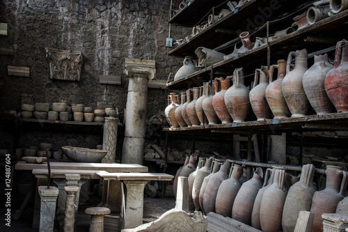 Fotografie, Obraz pottery Pompei
