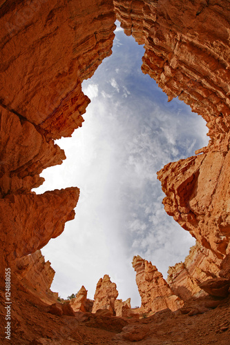 looking up