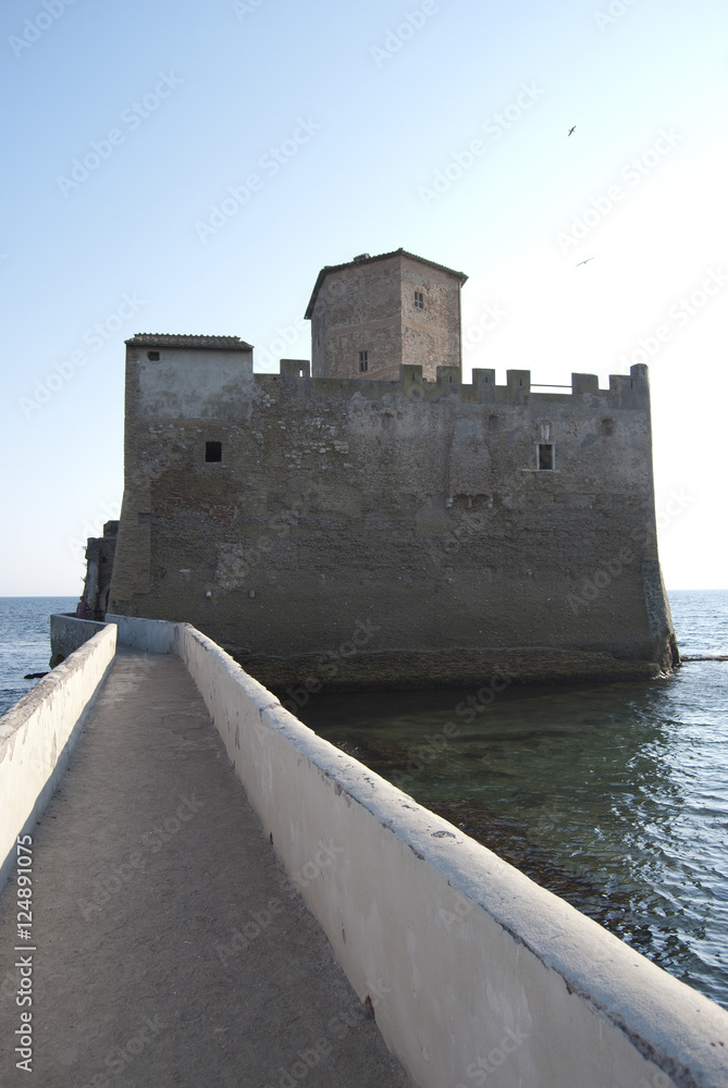 Castle of Torre astura near Rome