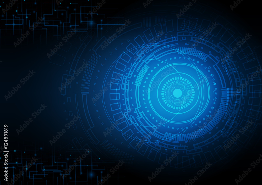 Abstract data technology background vector illustration Abstract data technology background vector illustration