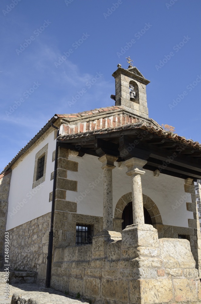 Exterior of hermitage in Candelario, Spain