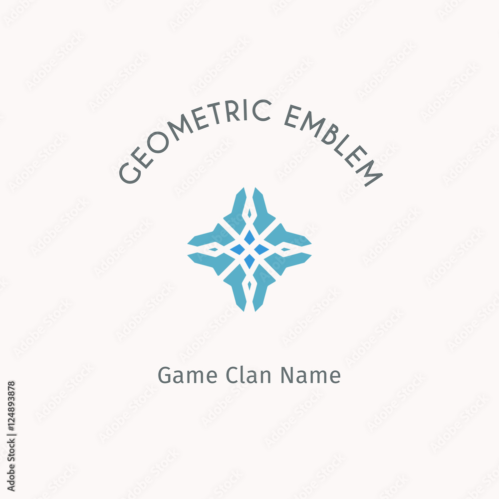 Vector geometric symbol Vector geometric symbol