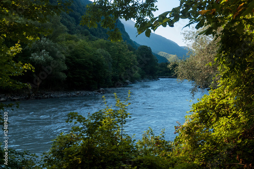 mountain river of Abkhazia