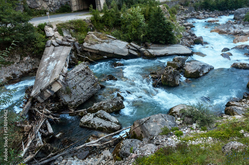 mountain river of Abkhazia