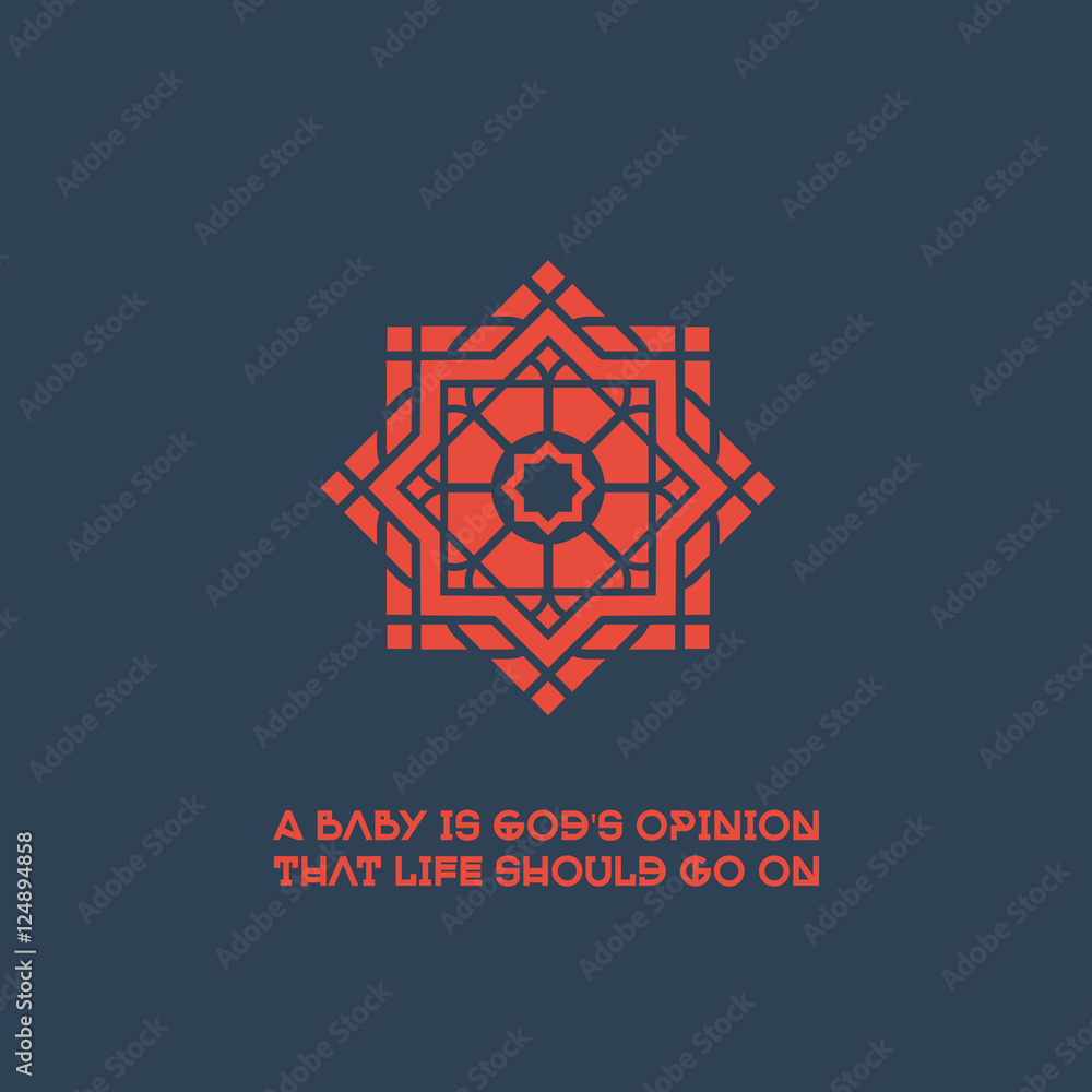 Asian Religious Poster with Buddha Quote Asian Religious Poster with Buddha Quote