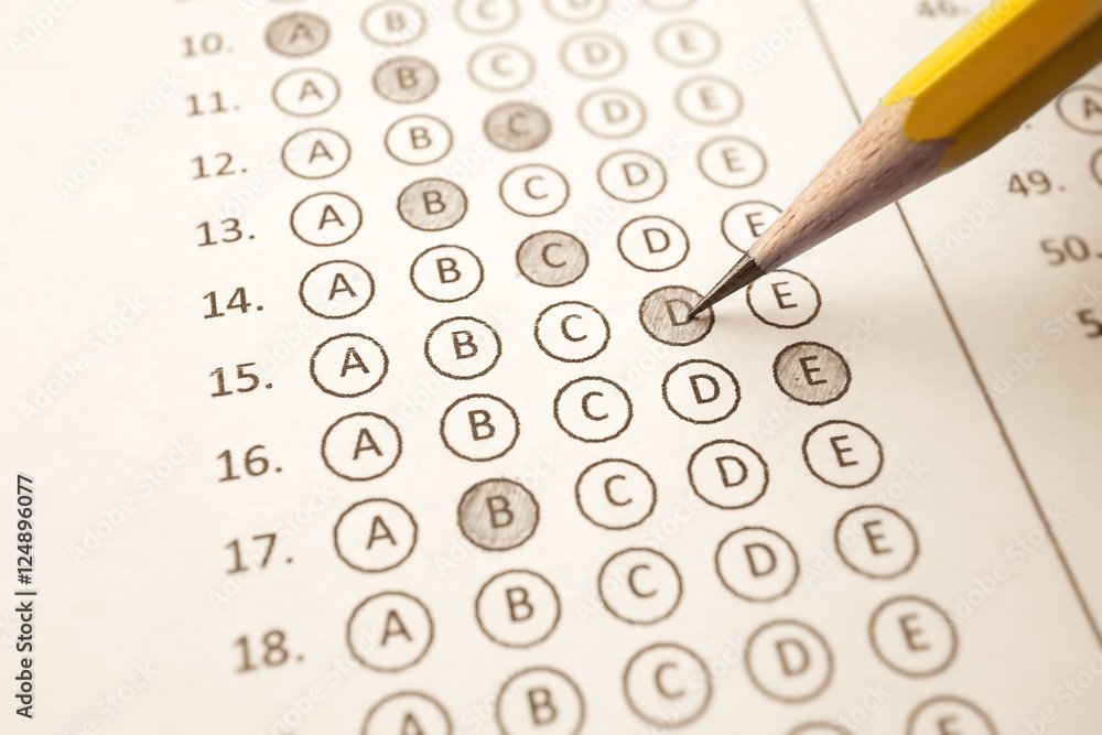 Answer sheet and pencil for education concept
Answer sheet and pencil for education concept