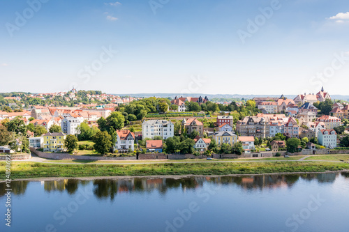 View over the city of Meissen in Saxony © manfredxy