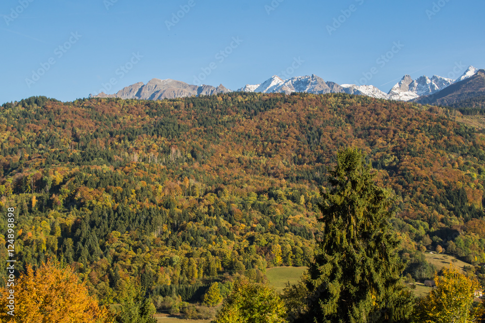 Massif de Belledonne - Vallée du Grésivaudan.