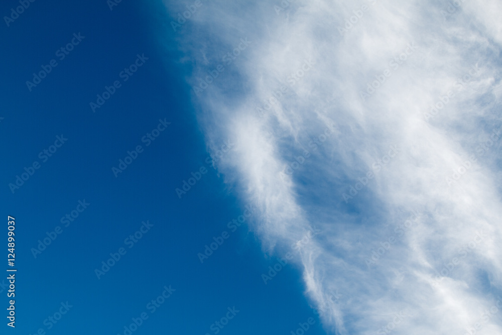 Obraz premium Beautiful blue sky and cloud