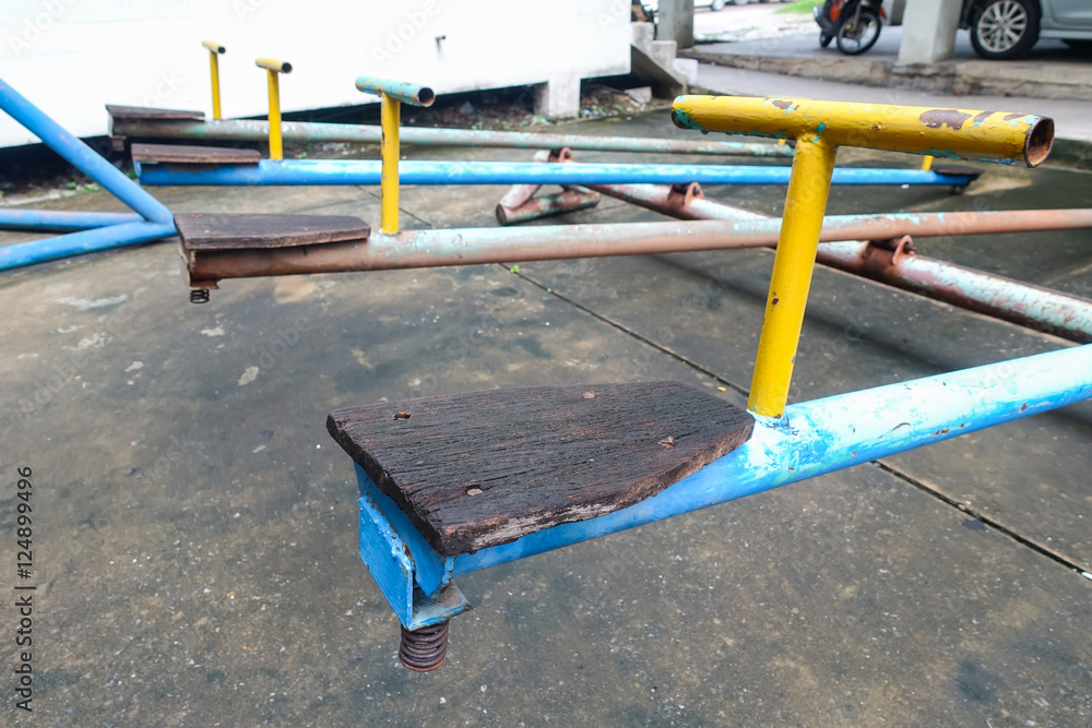 Naklejka premium Shallow dof Old Playground.