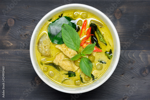 green curry with chicken