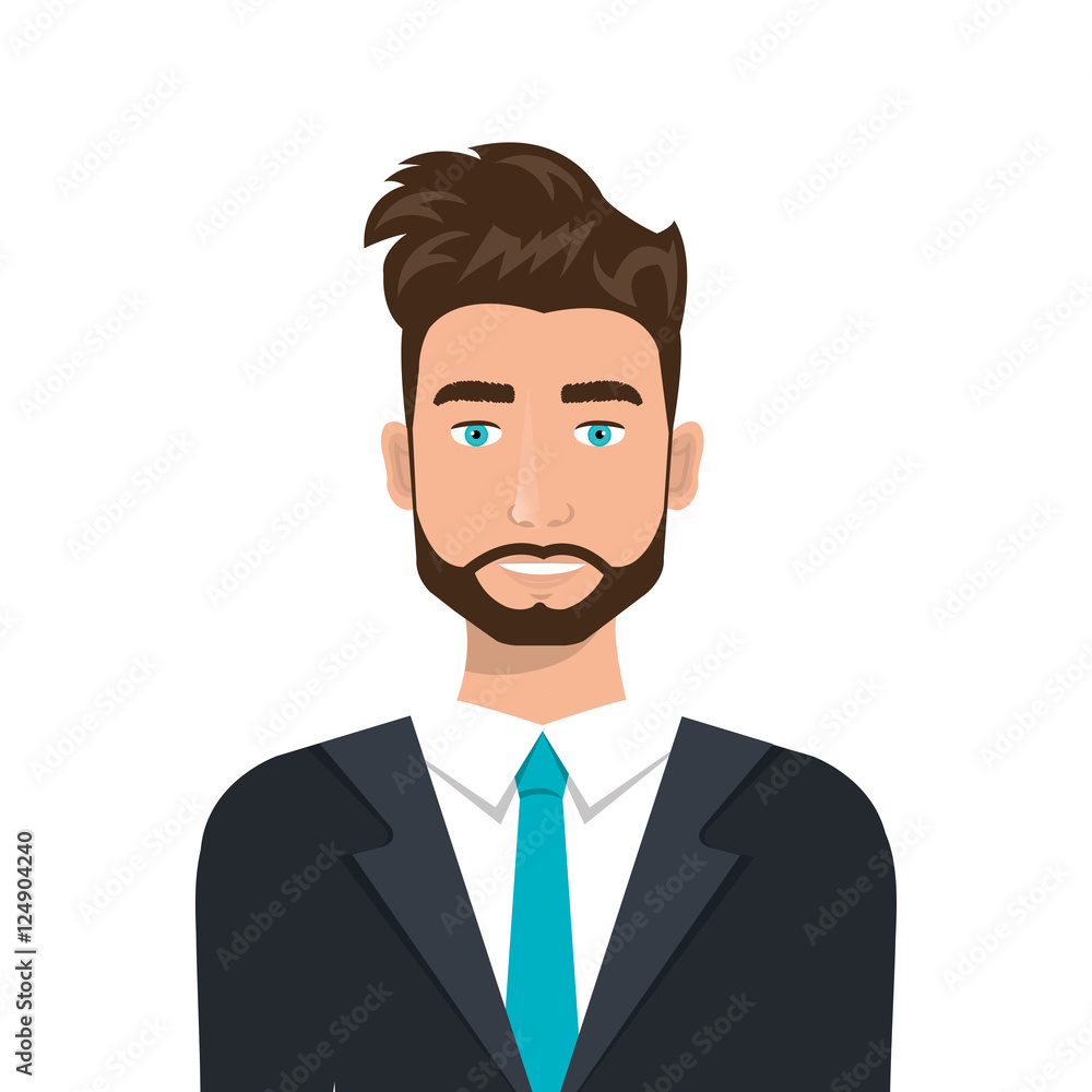 elegant businessman isolated icon design, vector illustration eps10 elegant businessman isolated icon design, vector illustration eps10