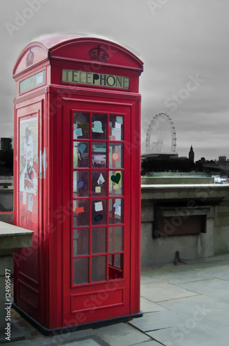 London   Embankment Phonebox