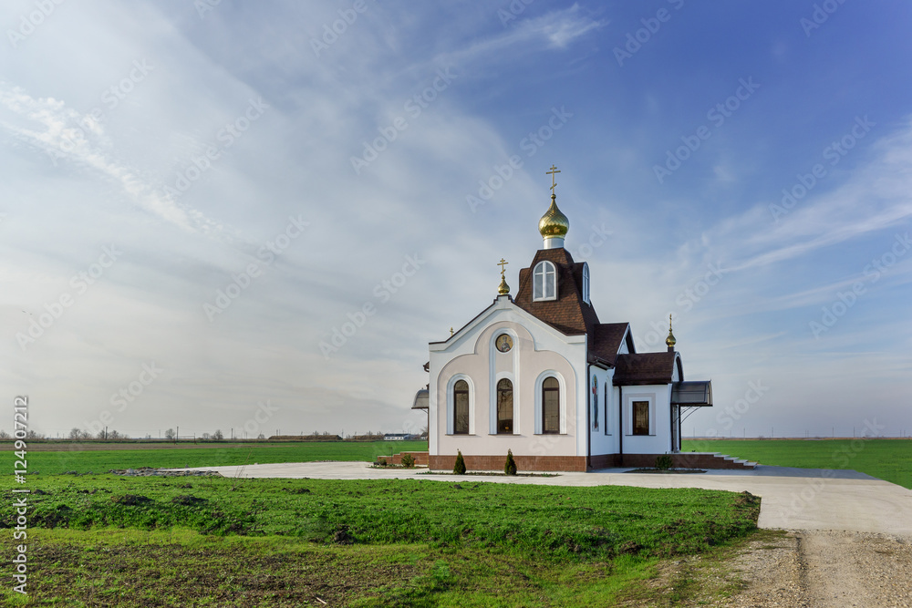 Svyato-Nikolsky temple, H. Kuban, Slavic area, Krasnodar territory. Russia