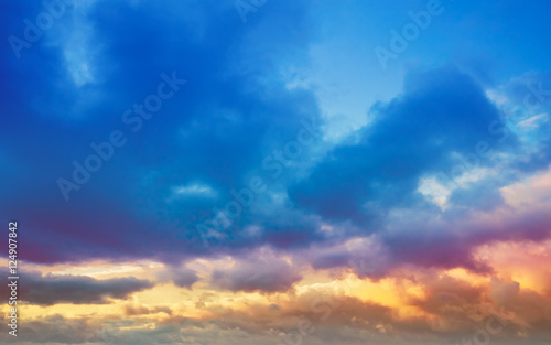 Fototapeta Naklejka Na Ścianę i Meble -  Sky and clouds beautiful summer