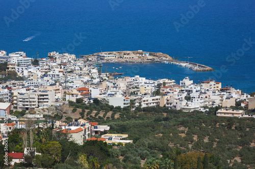 Cityscape of Hersonissos, Greece