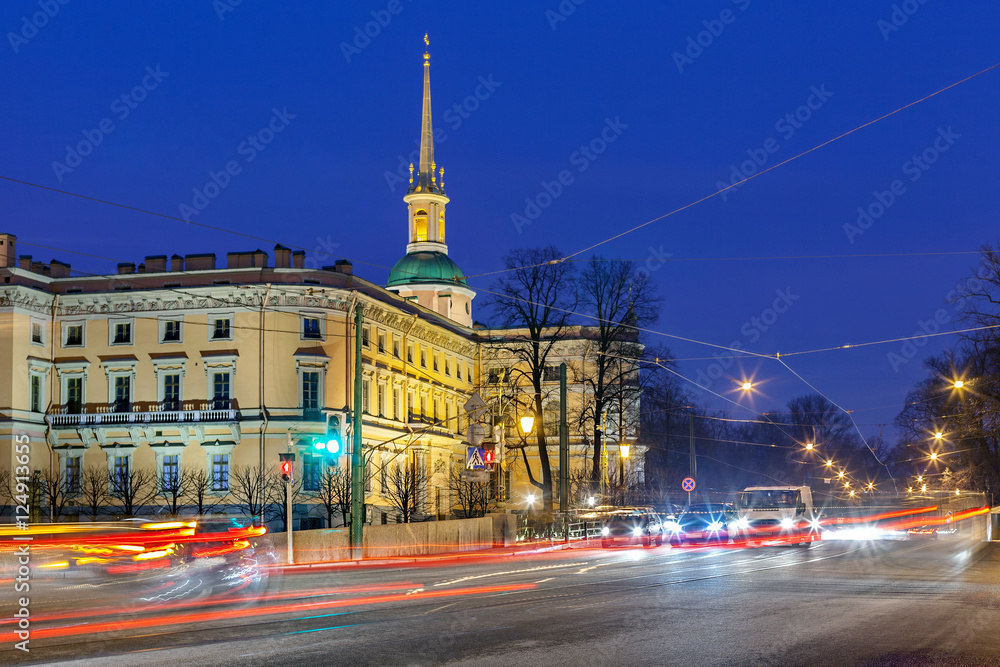 Obraz premium Mikhailovsky castle, Saint Petersburg, Russia
