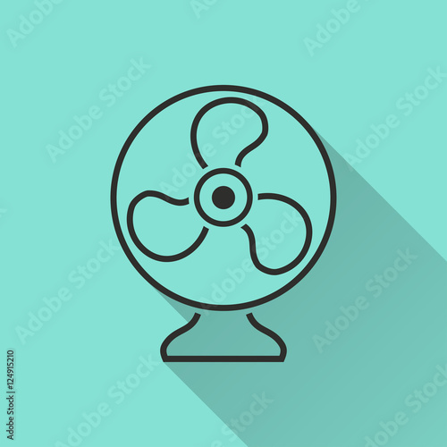 Fan - vector icon.