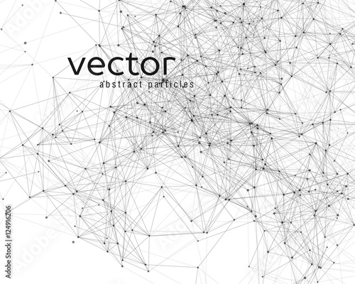 Vector abstract particles.