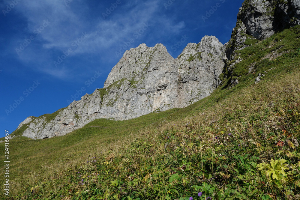Sommer am eisenerzer Reichenstein in den Alpen Sommer am eisenerzer Reichenstein in den Alpen