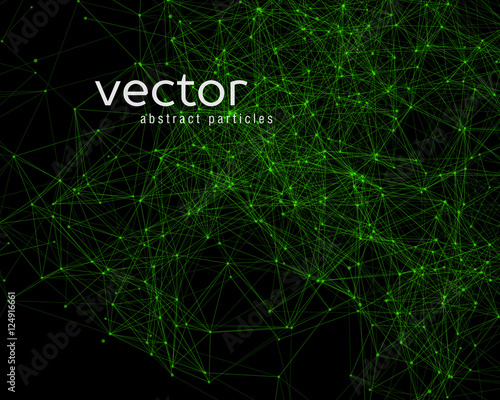 Vector abstract particles.