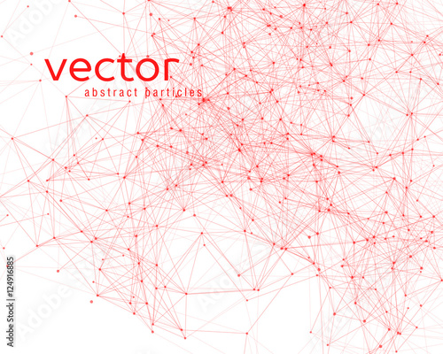 Vector abstract particles.