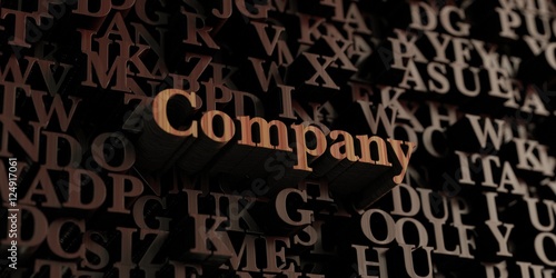 Company - Wooden 3D rendered letters/message.  Can be used for an online banner ad or a print postcard.