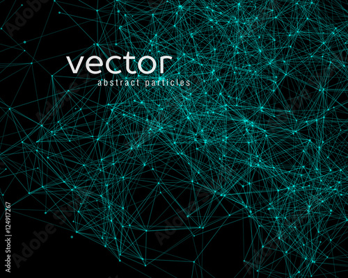 Vector abstract particles.