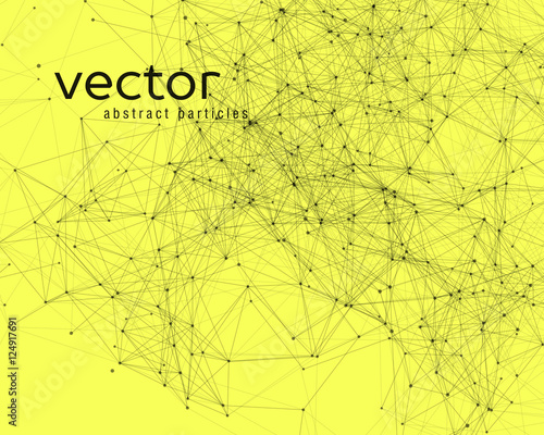 Vector abstract particles.