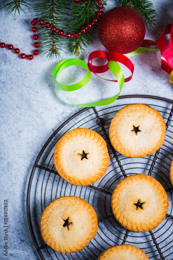 Christmas traditional minced pies Christmas traditional minced pies