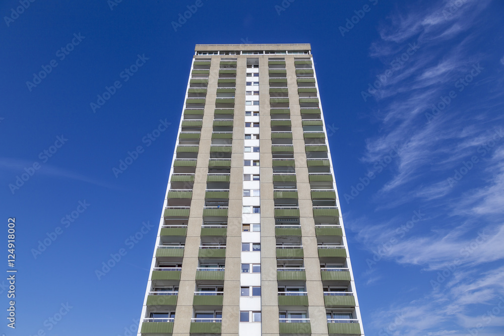 Fassade eines modernen Wohngebäudes Fassade eines modernen Wohngebäudes