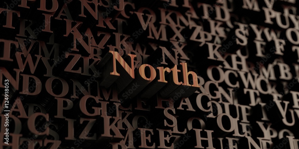 North - Wooden 3D rendered letters/message. Can be used for an online banner ad or a print postcard. North - Wooden 3D rendered letters/message. Can be used for an online banner ad or a print postcard.