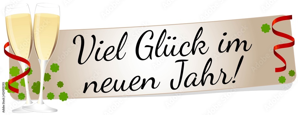 Viel Glück im neuen Jahr Adobe Stock