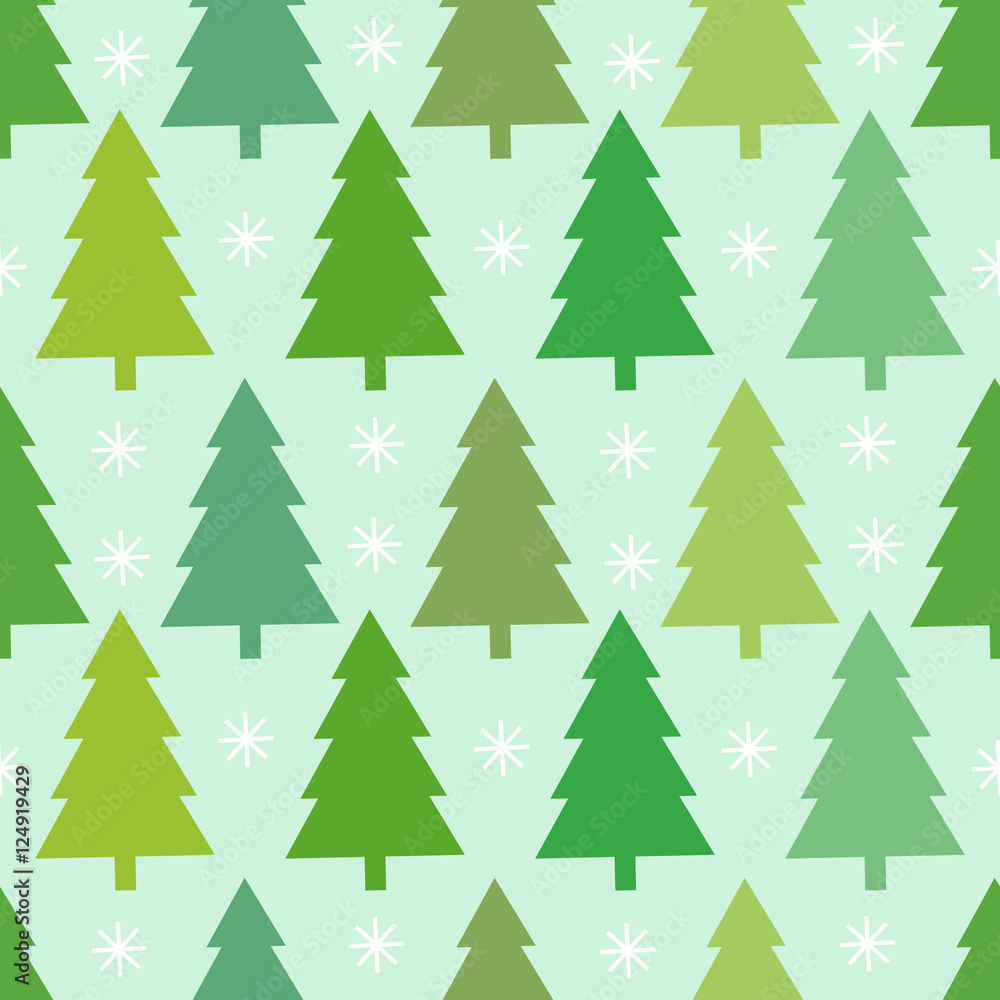 Christmas trees texture