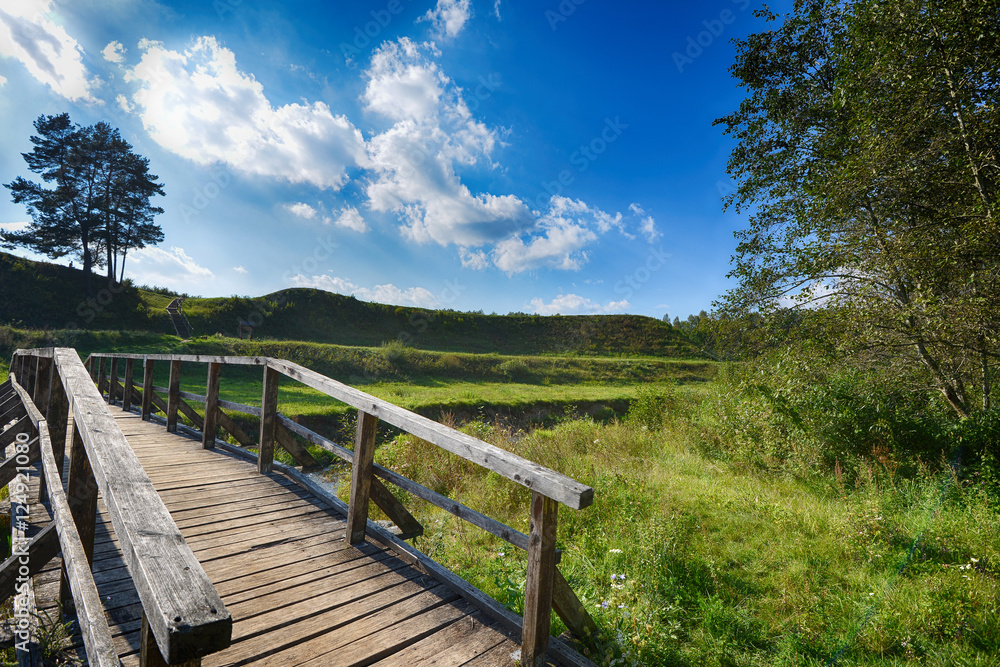 wooden bridge