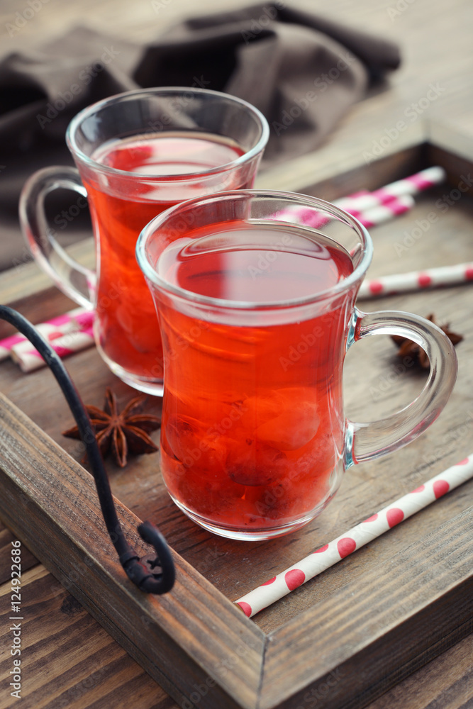 Mulled wine with fresh cranberry Mulled wine with fresh cranberry