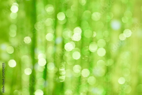 Green defocused background