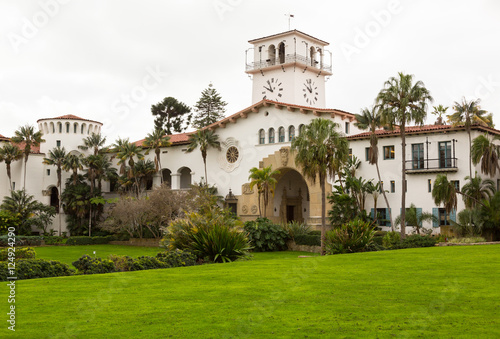 Obraz na plátne Exterior Santa Barbara Courthouse California