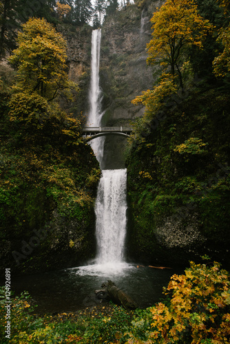 Multnomah Falls in the Fall 