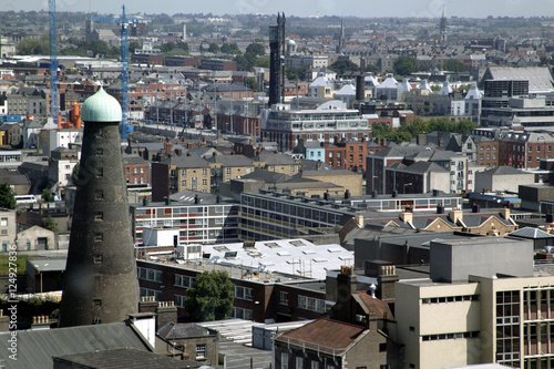 Canvas Print dublin skyline