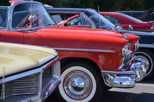 Fotografie, Obraz classic cars at a car show
